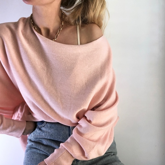 Vintage Tops - Oversized Dolman Summer Knit